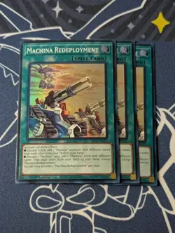 3x Machina Redeployment - SR10-EN023 - Super Rare (NM) - Yugioh Playset - Image 1