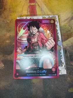 Monkey D. Luffy ST01-001 English Near Mint Foil One Piece CCG - Image 1