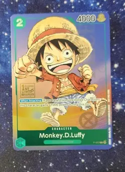 Monkey.D.Luffy (037) (1st Anniversary Tournament) P-037 One Piece Promotion... - Image 1