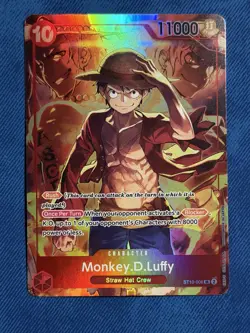Monkey.D.Luffy (Treasure Booster Set) ST10-006 One Piece Promotion Cards Foil - Image 1