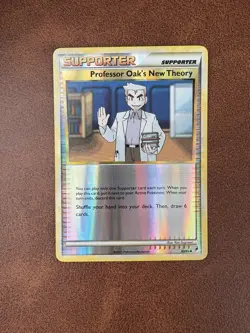 Pokemon Card Professor Oak's New Theory - 83/95 - Uncommon - Reverse Holo NM - Image 1