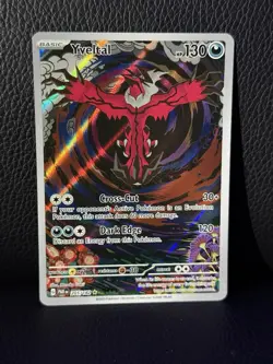 Pokemon TCG Yveltal Paradox Rift Illustration Rare Card 205/182 NM - Image 1