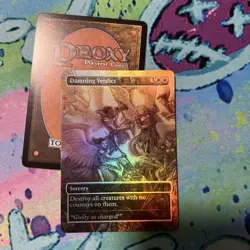 Damning Verdict Full Art Foil Mtg Play Test Card - Image 1