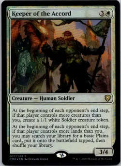 Keeper of the Accord R Commander Legends 27 NM Foil - Image 1