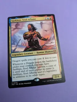 MTG: Magic The Gathering: Sarkhan, Soul Aflame- Mythic- Near Mint - Image 1