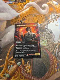 Mayhem Devil MTG Secret Lair Promo - Played - - Image 1