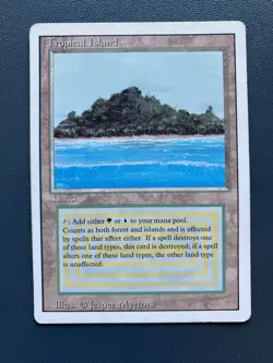 Tropical Island Revised Edition - MTG Rare - Image 1