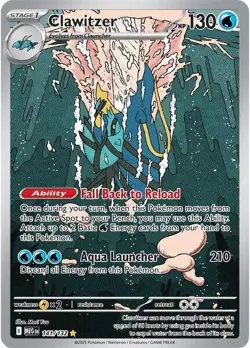 Holofoil - Clawitzer - 141/132 - 141/132 - ME01: Mega Evolution - NM - Image 1