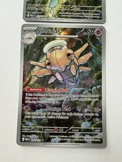 Pokemon Mega Evolution Ninjask & Shedinja Illustration Rare Lot - Connecting Art - Image 3