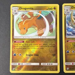 Dragonite Reverse Holo Rare Lot Of 2 Cards - Pokemon TCG 2019 Stage 2 - Image 2
