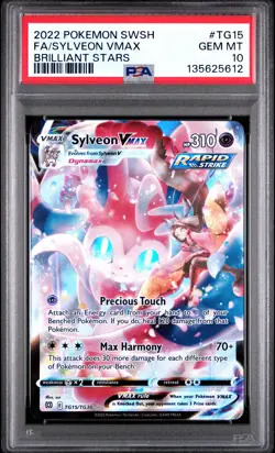 PSA 10 Sylveon Vmax TG15/TG30 Brilliant Stars Trainer Gallery POKEMON - Image 1