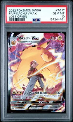 PSA 10 Pikachu Vmax TG17/TG30 Lost Origin Trainer Gallery POKEMON - Image 1