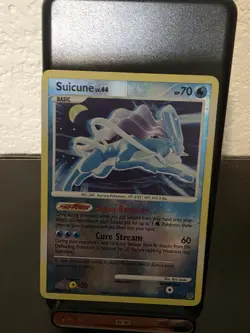 Pokemon Suicune LV.44 Holo Rare Card 19/132 Secret Wonders Series - Image 1
