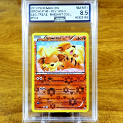 Pokemon BW Legendary Treasures Growlithe RC4/RC25 AGS NM-MT+ 8.5 Uncommon 2013 - Image 1