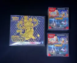 Pokemon Scarlet & Violet Surging Sparks Elite Trainer Box & 2 Booster Bundles - Image 1