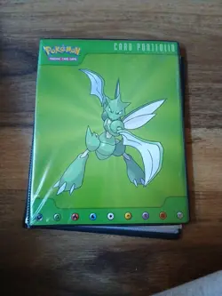 Vintage Ultra Pro Pokemon 4 Pocket Binder - Scyther and Beedril - Image 1
