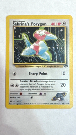 Sabrina's Porygon 98/132 - Gym Challenge - Common - 2000 - MP - Pokemon! - Image 1