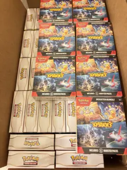 43 Surging Sparks Booster Bundles Pokemon TCG Scarlet & Violet Sealed - Image 1