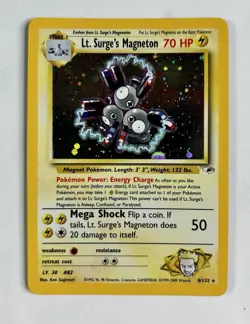 Lt. Surge's Magneton 2000 Pokemon Gym Heroes Unlimited Holo #8/132 * Near Mint - Image 1