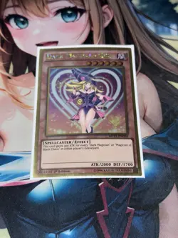 Yu-Gi-Oh TCG Dark Magician Girl #MVP1-ENG56 Gold 1st Edition - Image 1