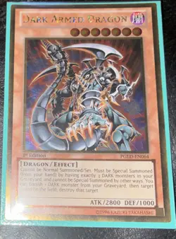 Yugioh Dark Armed Dragon PGLD-EN064 Gold Rare 1st Ed NM - Image 1