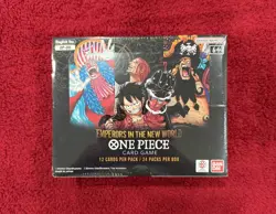 ONE PIECE OP-09 EMPERORS IN THE NW ENGLISH BOOSTER BOX New Sealed W Acrylic Case - Image 3