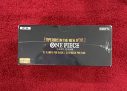 ONE PIECE OP-09 EMPERORS IN THE NW ENGLISH BOOSTER BOX New Sealed W Acrylic Case - Image 5