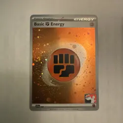 Stamped Cosmo Holo Basic Fighting Energy - Pokemon Prize Pack Series 3 Card - NM - Image 1