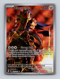 Zamazenta 201 2025 Pokemon Destined Rivals Full Art Illustration Rare Card NM+ a - Image 1