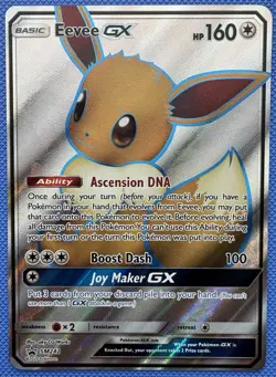 Pokemon Eevee GX SM242 Sm: Promo Full Art Holo English Pokemon TCG Card - Image 1