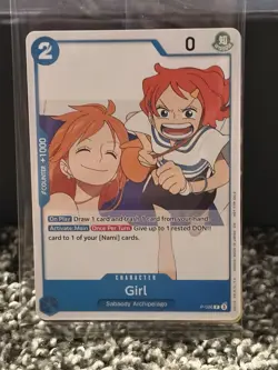Girl P-096 Promo One Piece TCG Card Game Sealed - Image 1