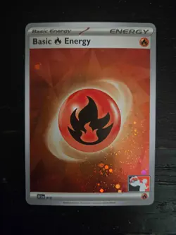 Basic Fire Energy - Prize Pack Series Cards - 010 Stamped Foil Promo - Image 1