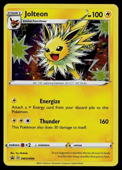 Pokemon Card - Jolteon Sword & Shield Promo SWSH094 Holo - Image 1