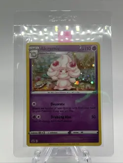 Alcremie SWSH058 Holo Black Star Promo Card NM Pokemon TCG Sword Shield 2022 - Image 3