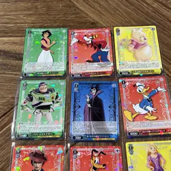 Disney 100 Weiss & Schwarz Cracked Ice Rare Trading Card (12) Lot - Image 2