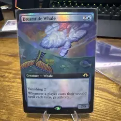 Dreamtide Whale (Extended Art) 450 R Modern Horizons 3 NM MTG Foil - Image 1