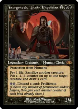 Near Mint x 1 Yawgmoth, Thran Physician - Retro Frame Dominaria Remastered Varia - Image 1