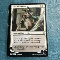 The Wanderer War of the Spark Regular 037 Uncommon Planeswalker LP MTG - Image 1