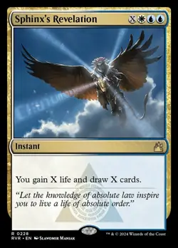 x1 Sphinx's Revelation - Foil R MTG Ravnica Remastered M/NM, English - Image 1