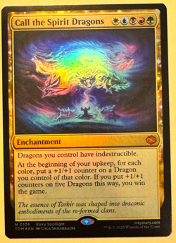 Call the Spirit Dragons #174 - Tarkir: Dragonstorm - normal - mythic - Foil - Image 1