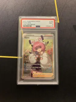 PSA 9 Klara 194/198 -Full Art Pokemon Card- Chilling Reign MINT (t) - Image 1