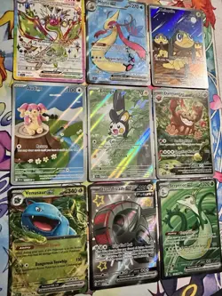 Lot Of 9 Pokemon TCG Set HOLO Rare Cards Assortment Collection Shiny FA EX - Image 2