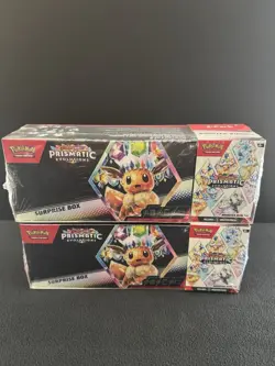 (2) Pokemon Sam's Club Prismatic Evolutions Surprise Box + Booster Bundle Lot - Image 1