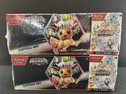 (2) Pokemon Sam's Club Prismatic Evolutions Surprise Box + Booster Bundle Lot - Image 2