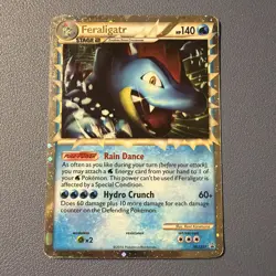 Pokemon TCG Feraligatr Prime Heartgold Soulsilver Black Star HGSS07 MP - Image 1