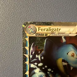 Pokemon TCG Feraligatr Prime Heartgold Soulsilver Black Star HGSS07 MP - Image 3