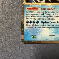 Pokemon TCG Feraligatr Prime Heartgold Soulsilver Black Star HGSS07 MP - Image 5