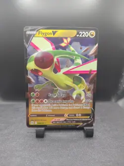 Pokemon Flygon V 106/172 Brilliant Stars Ultra Rare Holo NM - Image 1