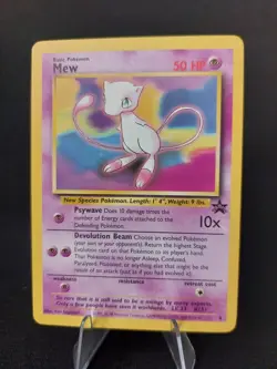 Mew #8 - WoTC Black Star Promo 2000 Vintage Pokemon TCG - LP - Image 1
