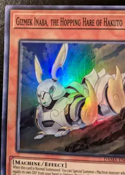 Gizmek Inaba, The Hopping Hare Of Hakuto DAMA-EN015 1st Ed. Super Rare Yu-Gi-Oh! - Image 2